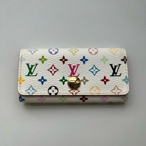 Louis Vuitton Multicles 4 Key Holder Multicolor White